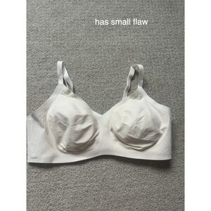 Honeylove Minimalist Crossover Bra Size 1X Cream Wireless Support